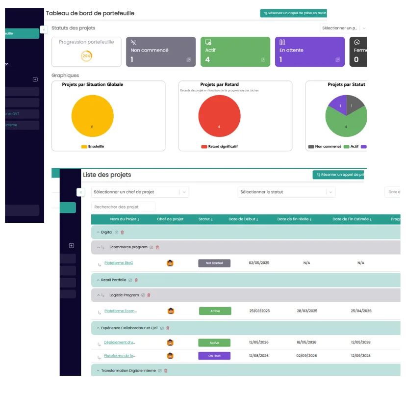 vue portefeuille et programme projectchef vue portefeuille et programme projectchef